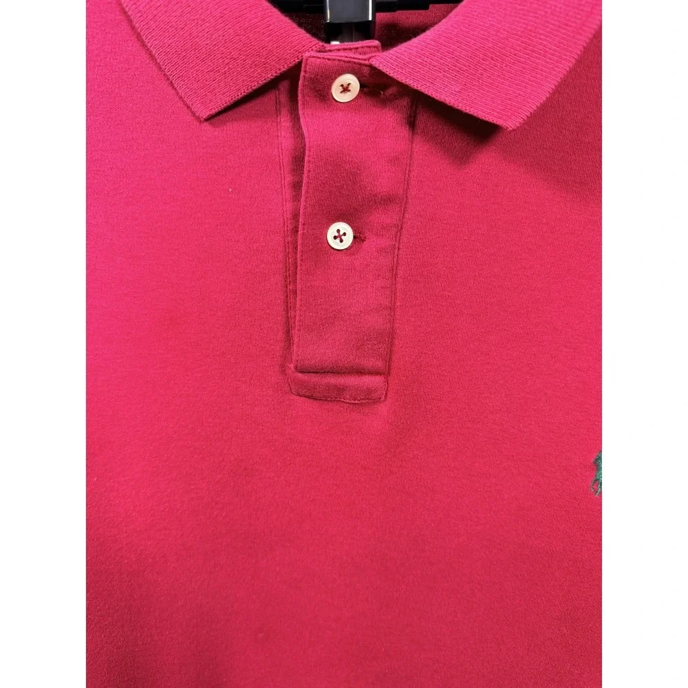 Polo Ralph Lauren Polo Shirt Mens 2XL Pink Performance Short Sleeve Pony Logo